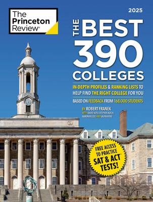 Cover, The Princeton Review's Best 390 Colleges: 2025 Edition