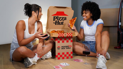 PIZZA HUT UNVEILS THE MOVING BOX TABLE: SPECIALTY PIZZA BOXES THAT TURN INTO A MINATURE TABLE FOR MOVING DAY