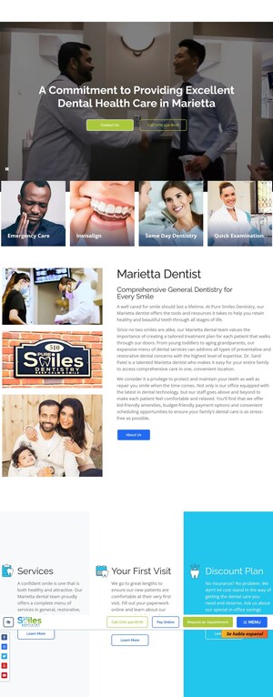 Marietta, Georgia's, Pure Smiles Dentistry Featured as a 2024 Top Patient Rated Marietta Dentist by Find Local Doctors