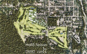 The Dodger at Hallō Nelson--unveiled as the only Troon-managed golf course in Canada and designed by Doug Carrick. A limited release of First Homes for purchase will be located on the first fairway.