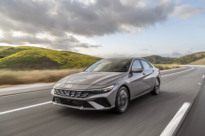 The Hyundai Elantra is photographed in Silverado, Calif., May 22, 2023.