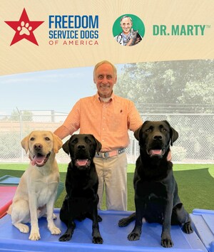 Dr. Marty Pets Reaches $1 Million in Donations to Freedom Service Dogs