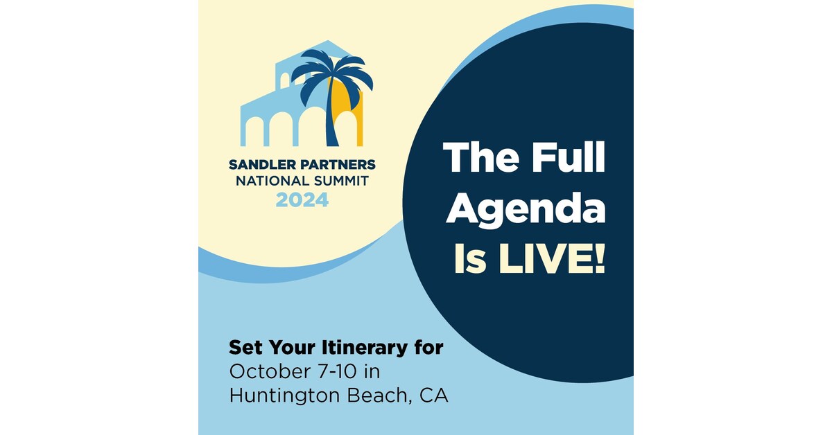 The 2024 Sandler Partners National Summit Agenda is Live!