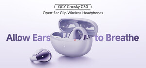 QCY Unveiled Crossky C30: Open-Ear Headphones with Innovative Clip-On Design