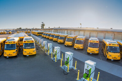 Zum is deploying a fleet of 74 electric school buses in Oakland, each with its own bidirectional charger, managed via an AI-enabled Virtual Power Plant (VPP). The all-EV fleet will decarbonize student transportation while sending 2.1 gigawatt hours of energy back to the grid annually.