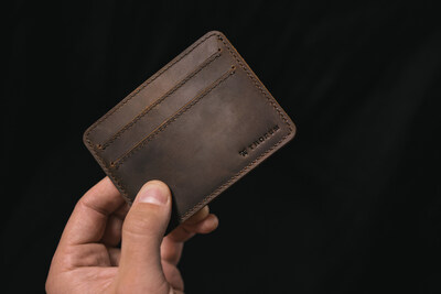 Thorum's new full-grain leather wallet, The Martin.