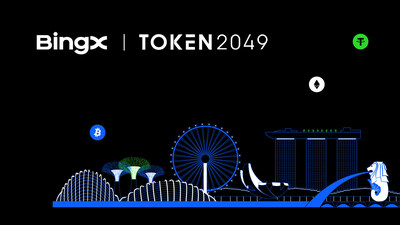 BingX es patrocinador principal de TOKEN2049 Singapur (PRNewsfoto/BingX)