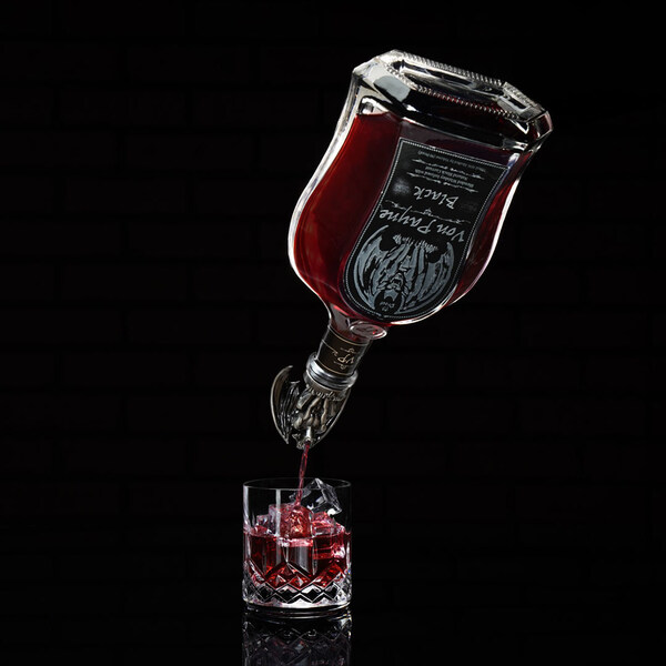 Von Payne Black, renowned for its distinctive infusion of natural black currant, is not just another whiskey; it’s a revolution in a bottle. Encased in a custom-designed bottle featuring a fierce gargoyle pour spout, Von Payne Black is as much about visual impact as it is about delivering an unforgettable taste experience.