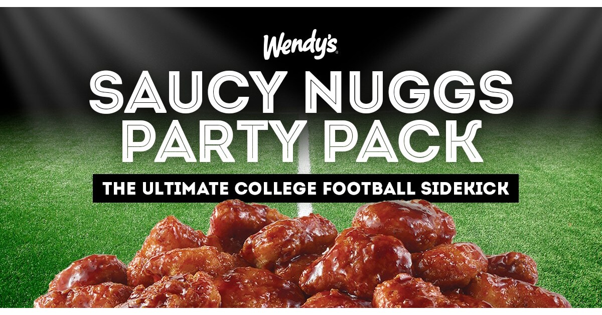 Wendy’s new Saucy Nuggs Party Pack launches just in time for football fans