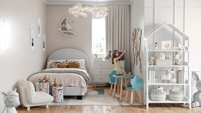Crafted with a focus on quality and charm, the Buzz and Bloom collection is whimsical and transforms any space into a playground of comfort and creativity.