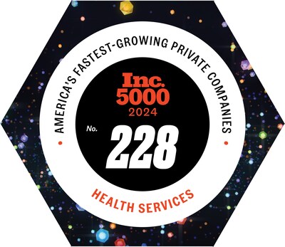 Spear named 228 in Health Services on the Inc. 5000 list.