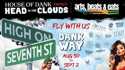 Join House of Dank at Royal Oak Arts, Beats & Eats! Immerse yourself in Dankway, located on 7th Street, and enjoy cannabis sales and consumption or hang out in Dankland, located at 6th & Center, for some chill vibes and some of Metro Detroit's hottest rappers.