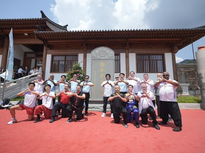 Wing Chun practitioners from all over the world gathered at the birthplace of Wing Chun (Source: Huanqiu.com) (PRNewsfoto/Huanqiu.com)