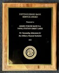 The Department of the Navy selected Armed Forces Bank at Naval Station Great Lakes in Illinois as “Distinguished Bank of the Year.”