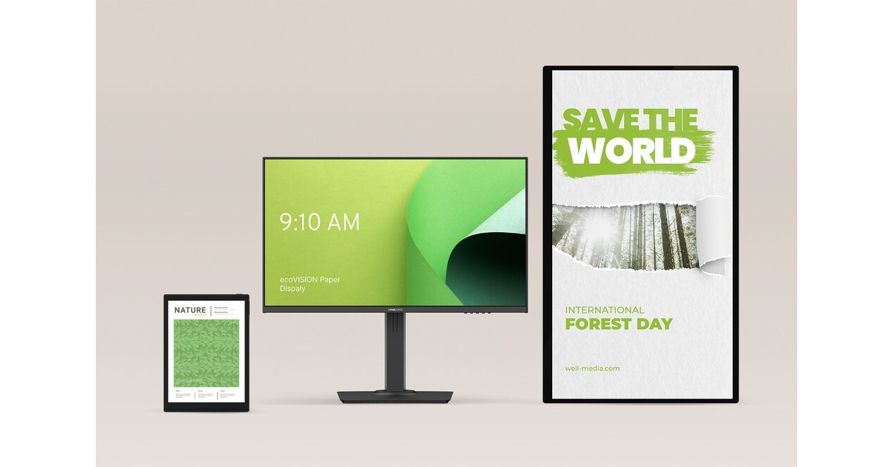 HANNspree stellt ecoVISION Paper Display auf der IFA 2024 vor