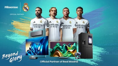 Hisense becomes the new official sponsor of Real Madrid.