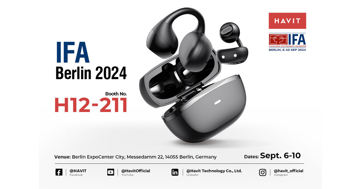 HAVIT Unveils Latest Innovations at IFA Berlin 2024, Leading the Future