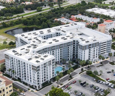 The Marc is situated in the upscale enclave of Palm Beach Gardens and offers 396 homes within a contemporary high-rise setting.