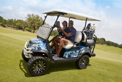 Tommy Bahama x Club Car Onward Special Edition Perfect for adventures on and off the golf course. Visit clubcar.com/tommybahama to learn more.