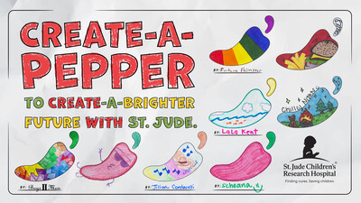 Through the end of September, guests can visit their local Chili's to purchase a Create-A-Pepper coloring sheet where 100% of the proceeds will go to St. Jude, supporting its mission of advancing treatment and research for cancer and other life-threatening diseases.