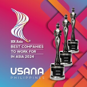 USANA Achieves HR Asia's "Best Companies to Work For" Title for Three Consecutive Years