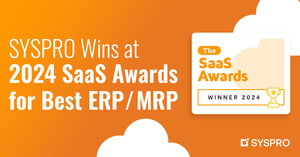 SYSPRO Wins at 2024 SaaS Awards for Best ERP / MRP