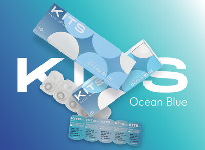 KITS Daily Color Contacts - Ocean Blue (CNW Group/KITS)