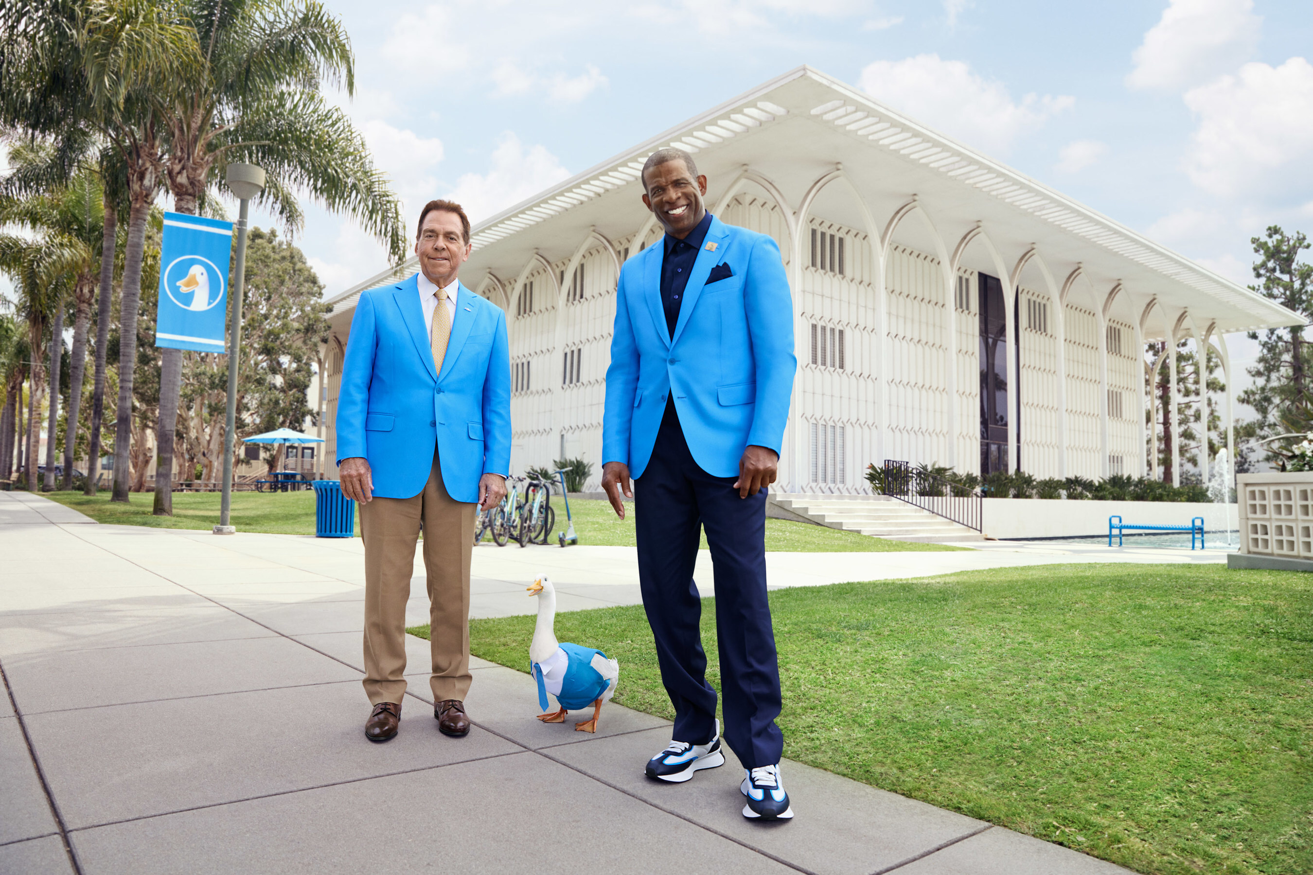 The Aflac Duck offers Nick Saban and Deion "Coach Prime" Sanders NIL deals,  but not how you'd expect - Aug 29, 2024