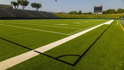 Grand Prairie ISD will also play soccer on this multi-sport field in addition to football at the Gopher-Warrior Bowl.