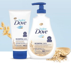 Dove lance une nouvelle gamme de soins pour l'eczéma des bébés