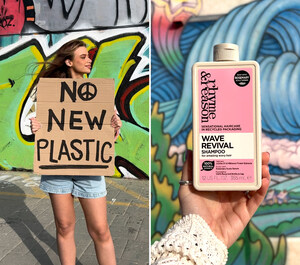 Pioneering haircare brand Rhyme & Reason urge consumers to take action under the rallying cry of 'NO NEW PLASTIC'