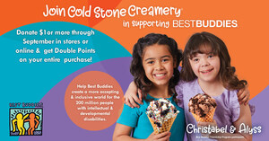 Cold Stone Creamery® Partners with Best Buddies International® for September Fundraising Initiative