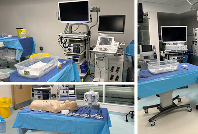 The Olympus Corporation of the Americas Grants Committee recently approved a grant to the Michener Institute of Education in Toronto to outfit its Temerty Advanced Surgical Education and Simulation Centre. Photos courtesy the Michener Institute.