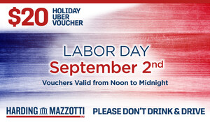 Harding Mazzotti Law Firm Offers $20 Uber Vouchers in Albany, Syracuse, Utica, and Plattsburgh This Labor Day