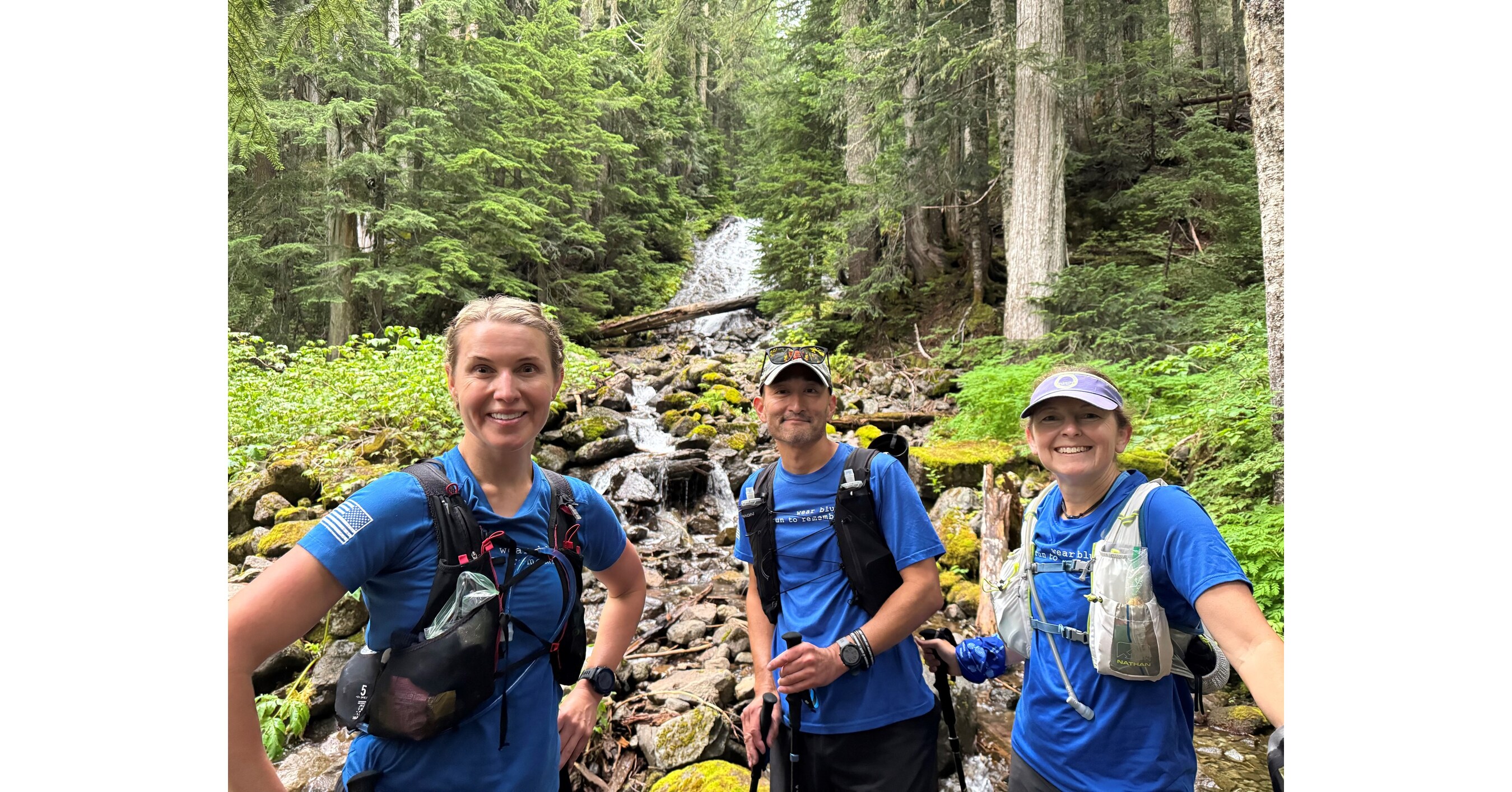 wear blue: run to remember Team Completes 150,000 Kilometers Around Mount Rainier to Raise Money for Gold Star Families