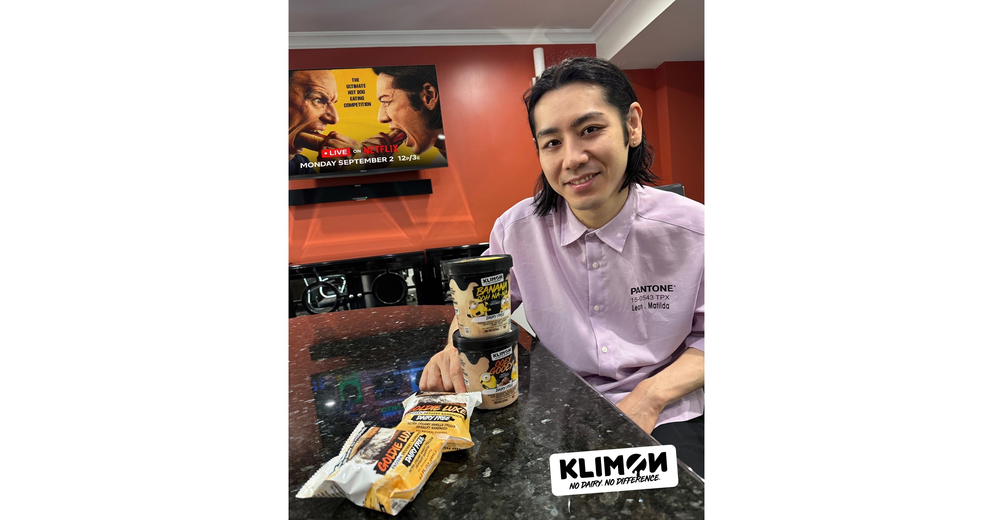 Dairy-Free Brand KLIMON Sponsors Competitive Eater Kobayashi