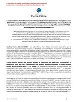 Pierre Fabre : Extension de l'AMM pour Braftovi® + Mektovi® dans le CPNPC avec mutation BRAFV600E