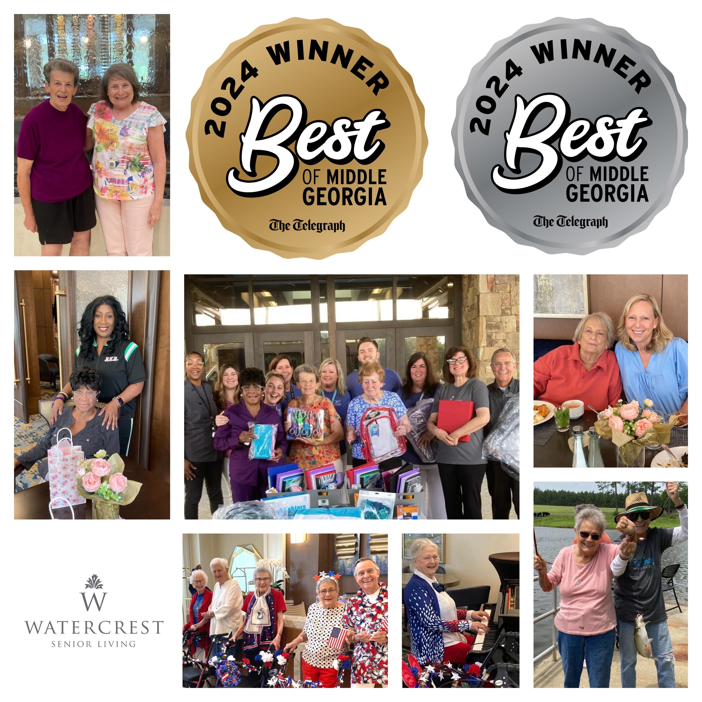 Watercrest Macon Assisted Living and Memory Care Achieves Top Honors in the Best of Middle Georgia Awards