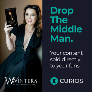 Authors Keep 100% of Sales: Curios Adds Self-Publishing for Ebooks and Audiobooks, Welcomes Willow Winters