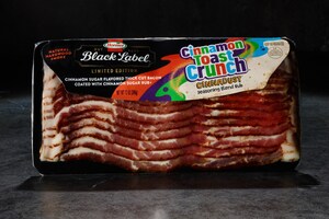 Makers of HORMEL® BLACK LABEL® Bacon Launch First-Ever Co-Branded Bacon with CINNAMON TOAST CRUNCH™