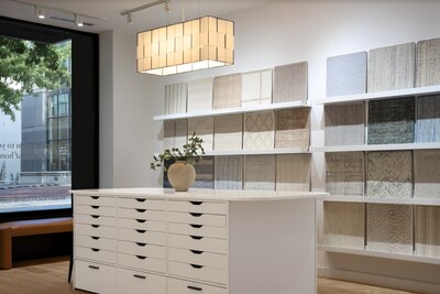 Ernesta Bethesda Showroom Samples Wall.