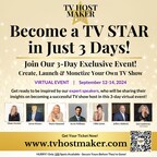 TV Host Maker Live 3-Day Virtual Event