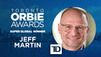 Super Global ORBIE Winner, Jeff Martin of TD Bank