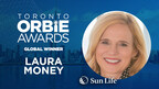 Global ORBIE Winner, Laura Money of Sun Life Financial Inc.