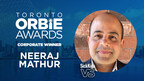 Corporate ORBIE Winner, Neeraj Mathur of SickKids Foundation