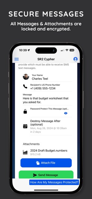 SR2 Solutions Launches SR2 Cypher: A Revolutionary Encrypted Messaging and File Sharing App