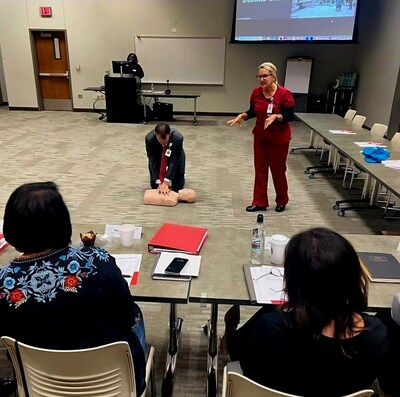 HEB ISD becomes district of lifesavers by championing CPR training and Cardiac Emergency Response Plans