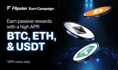 Flipster Earn Campaign: Earn High APR on BTC, ETH, and USDT