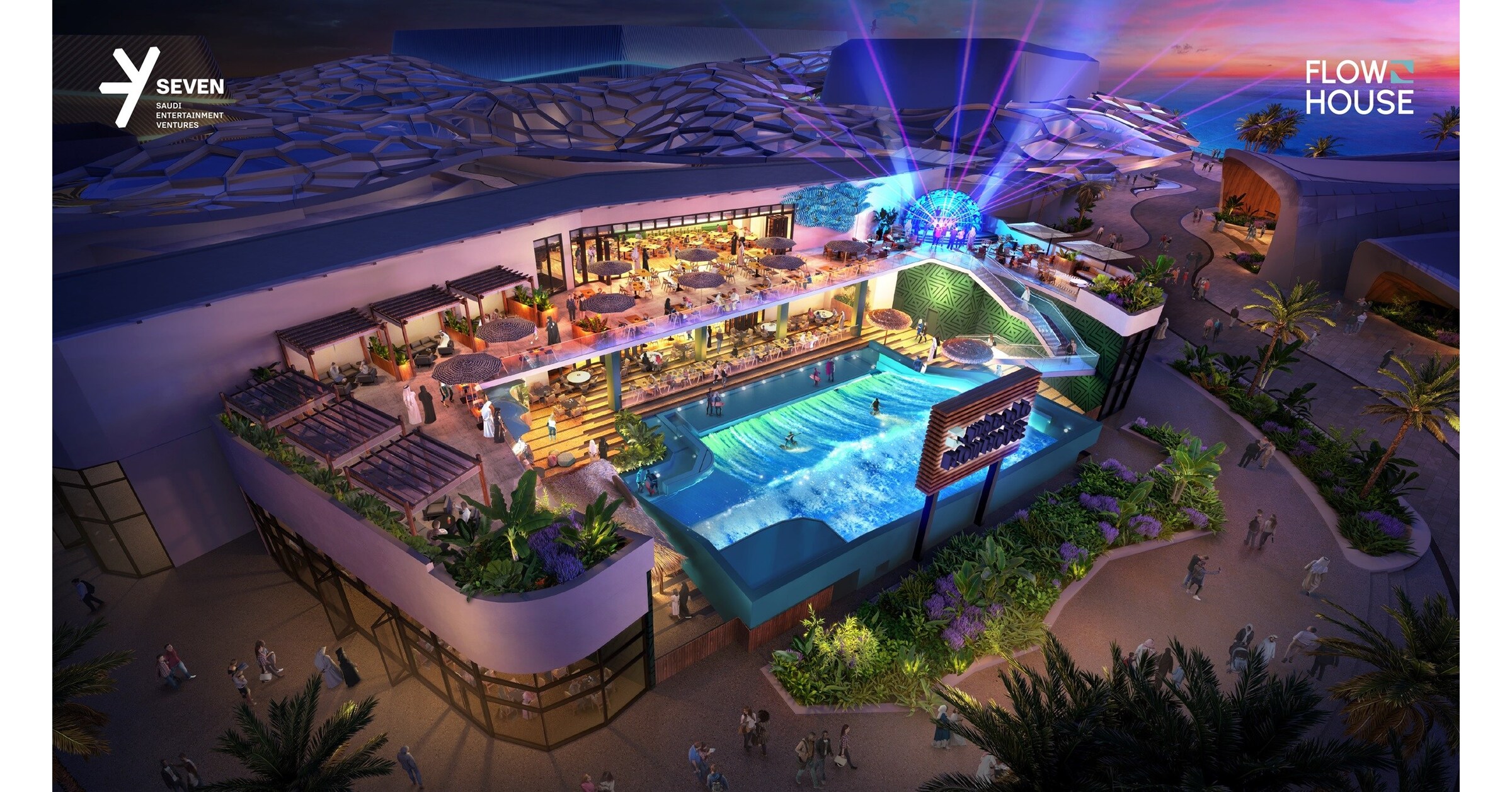 SAUDI ENTERTAINMENT VENTURES (SEVEN) SIGNS LICENSE AGREEMENT WITH FLOWRIDER, INC. TO BRING PIONEERING ‘FLOW HOUSE’ ATTRACTIONS TO SEVEN’S ENTERTAINMENT DESTINATIONS ACROSS SAUDI ARABIA