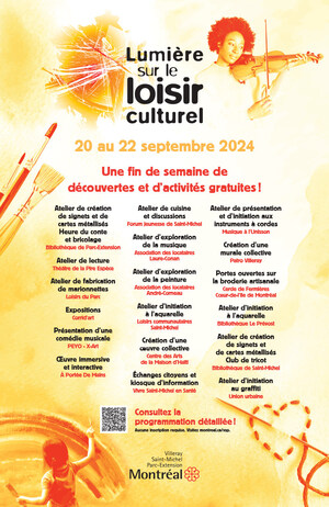 Activités gratuites en loisir culturel : Une fin de semaine riche en découvertes!